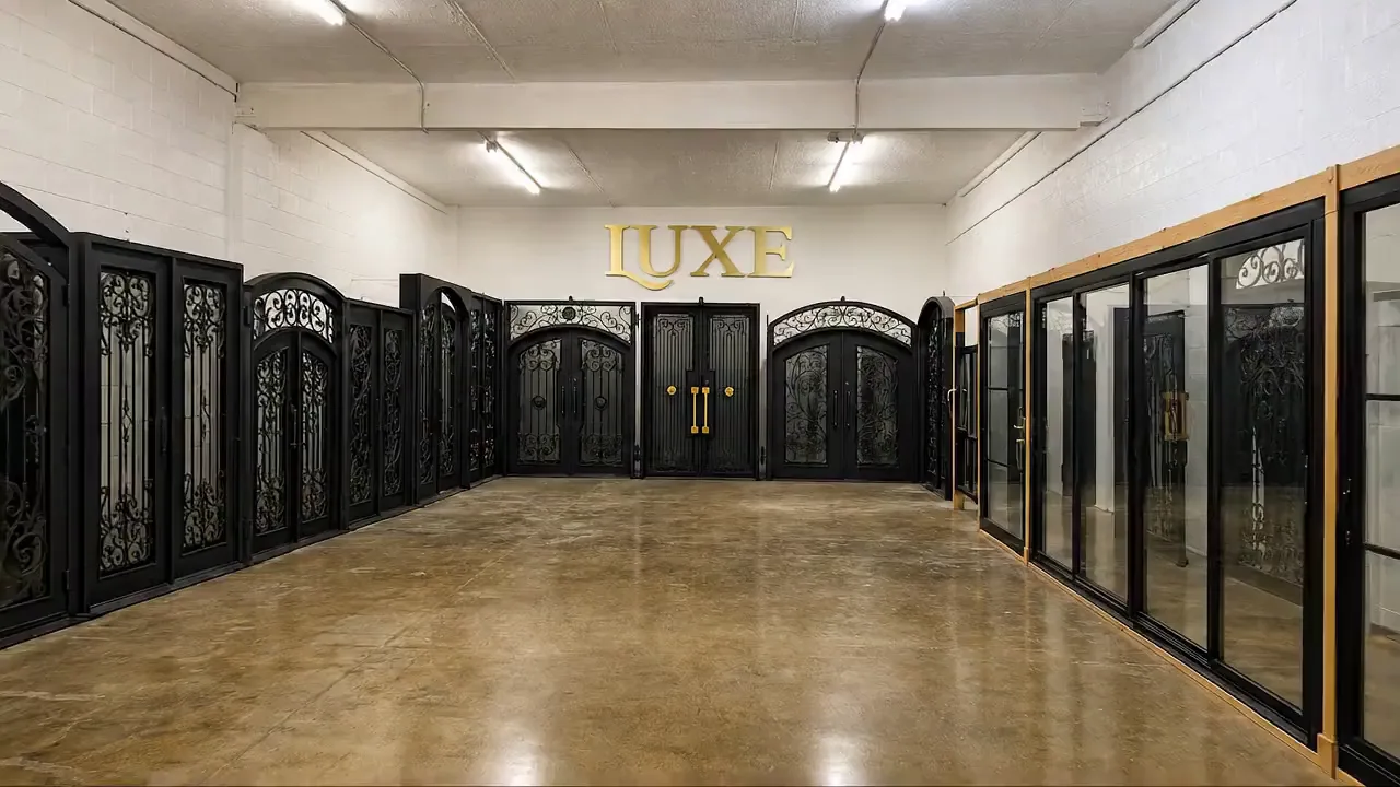 Luxe Iron Doors showroom interior